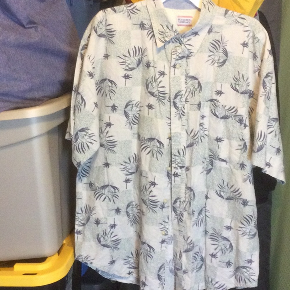 Vintage bugle boy tropical shirt XL